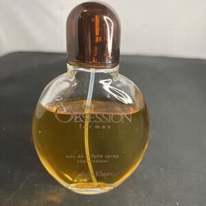 Vintage Obsession For Men Cologne Splash Calvin Klein CK. USA @ 80% Full